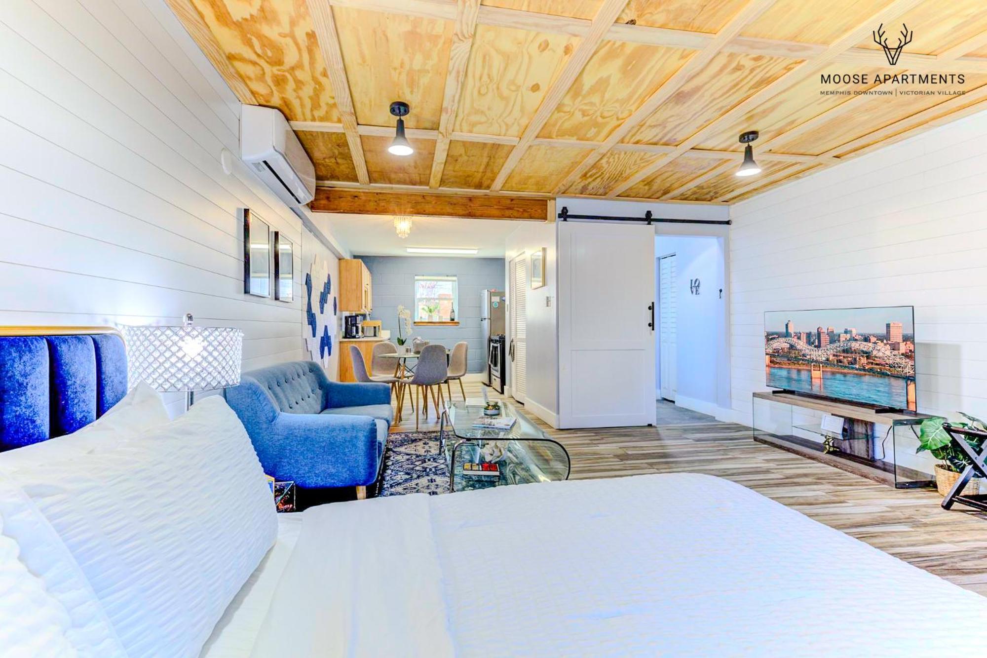 ממפיס The Moose #3 - Modern Luxe Studio With Free Gated Parking & Wifi מראה חיצוני תמונה