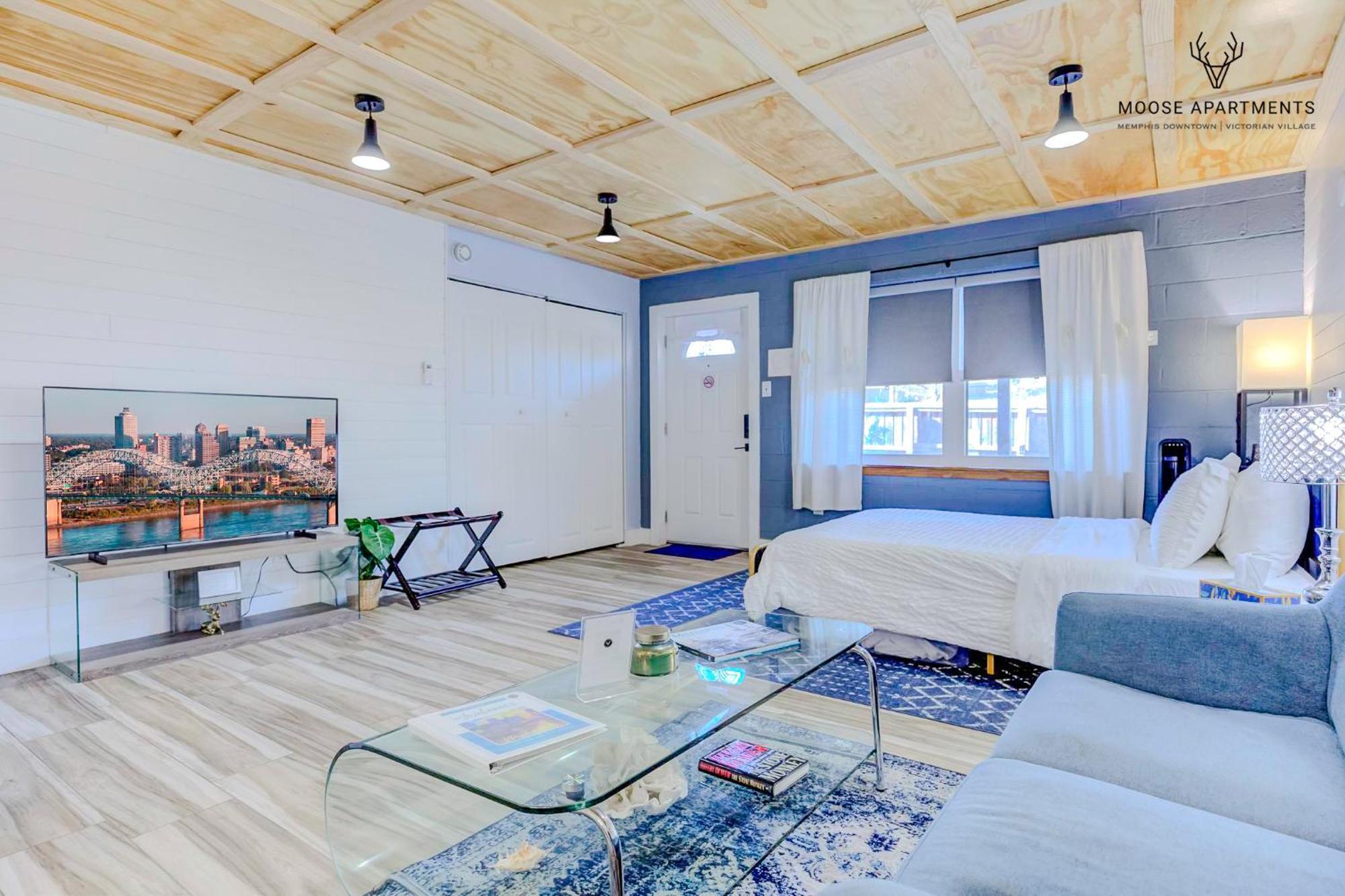 ממפיס The Moose #3 - Modern Luxe Studio With Free Gated Parking & Wifi מראה חיצוני תמונה